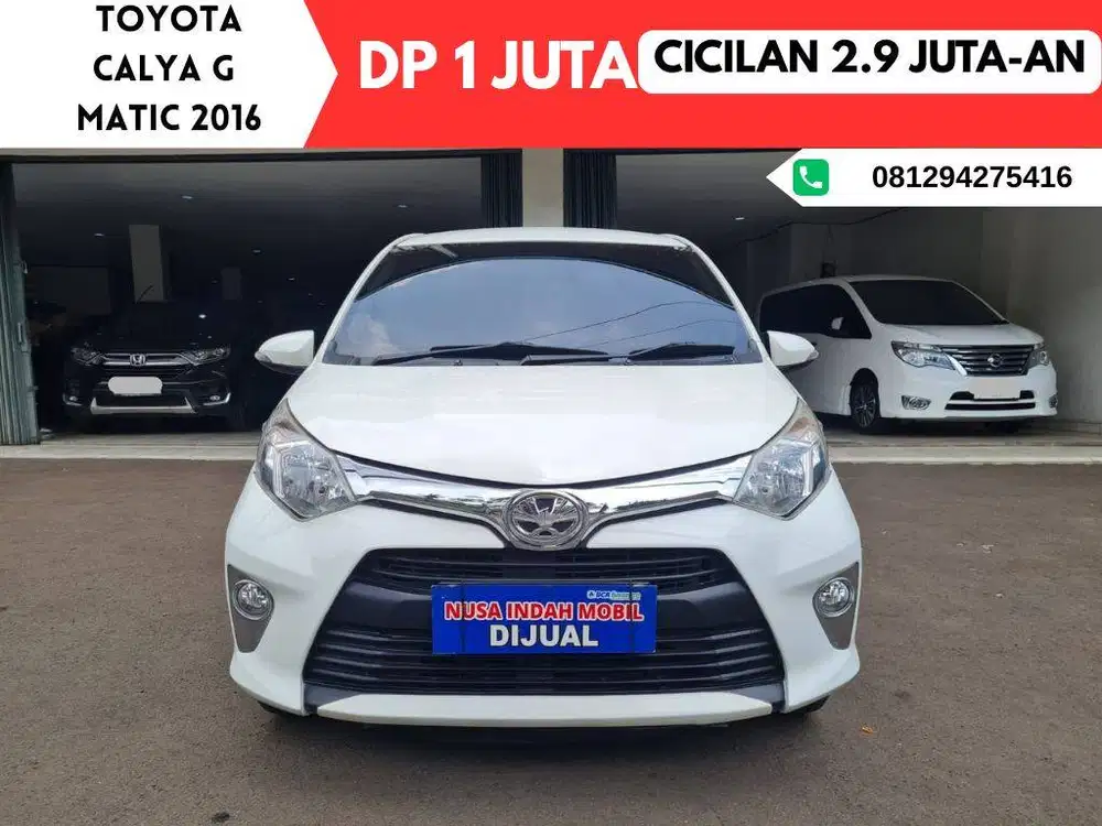 DP 1 JUTA Toyota Calya G MATIC 2016
