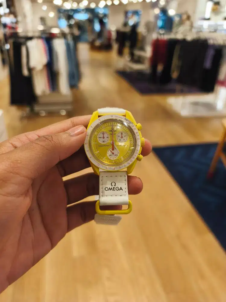 Omega x swatch mission the sun