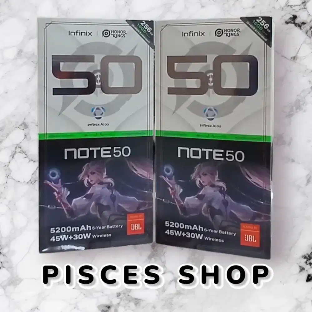 INFINIX NOTE 50 RAM 8/256 NEW Segel Garansi Resmi 1 Tahun