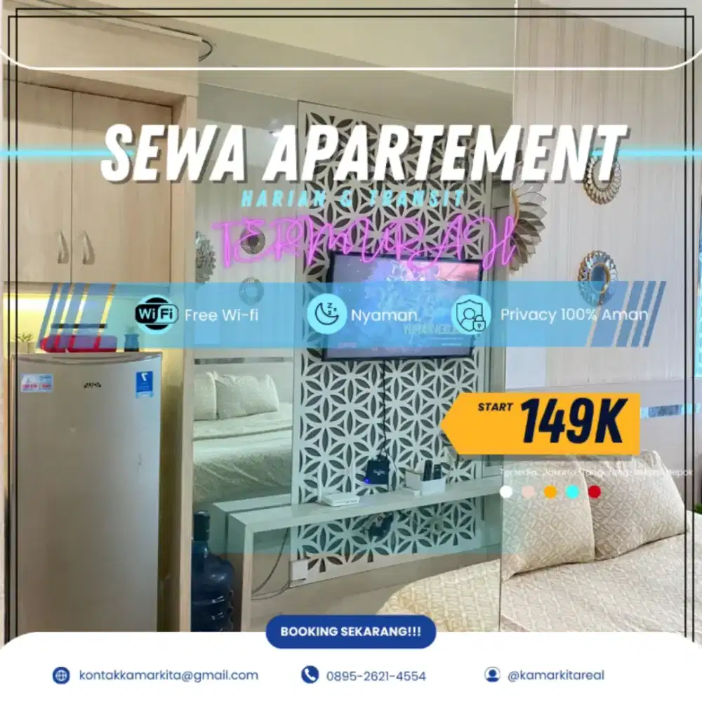 Sewa apartemen Sayana Harapan Indah Bekasi Harian/Transit Termurah