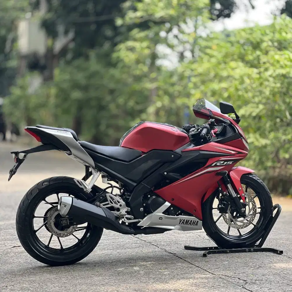 KEREN ABIS! YAMAHA YZF R15 V3 2017 MERAH KM 17K PAJAK PANJANG GASPOL