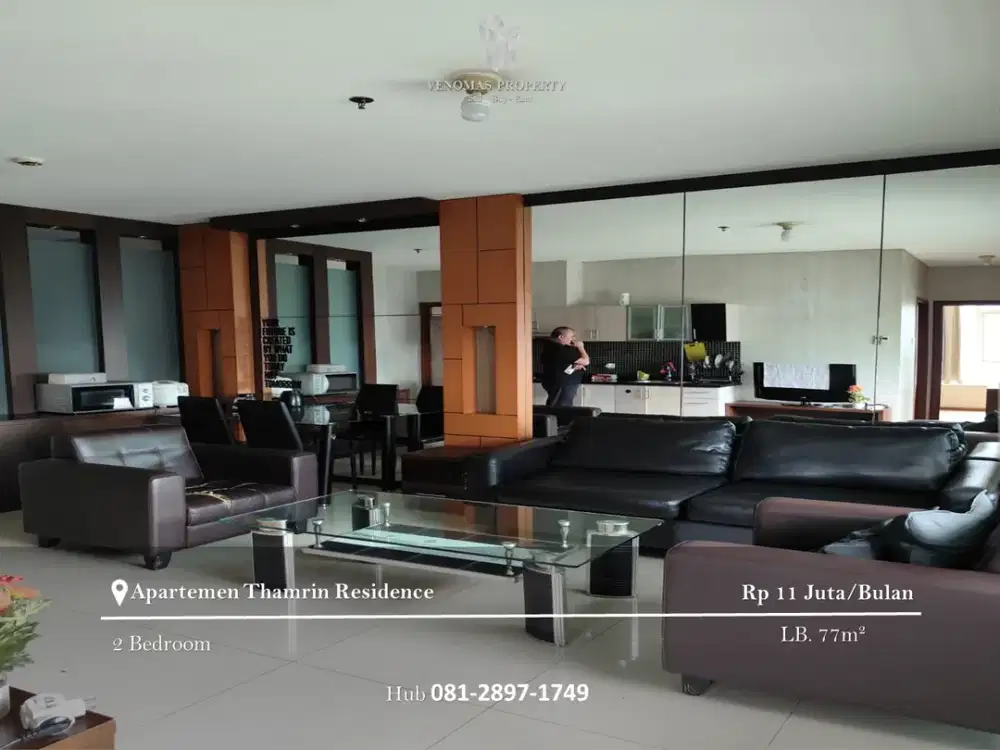 Disewakan Apartement Thamrin Residence Unit Premiere 2BR Furnished