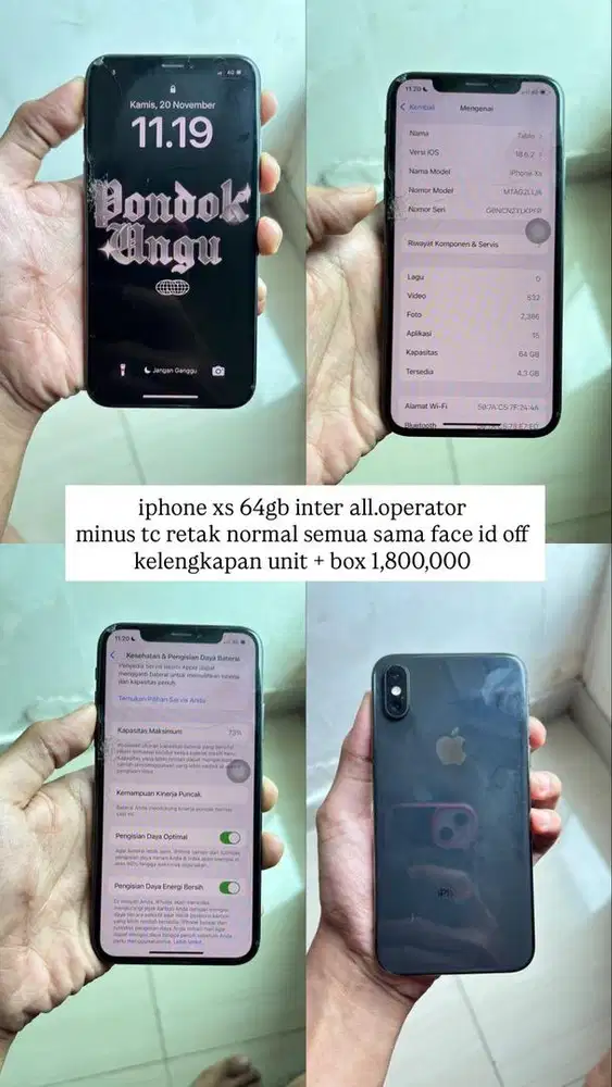 iPhone Xs 64gb inter all operator
