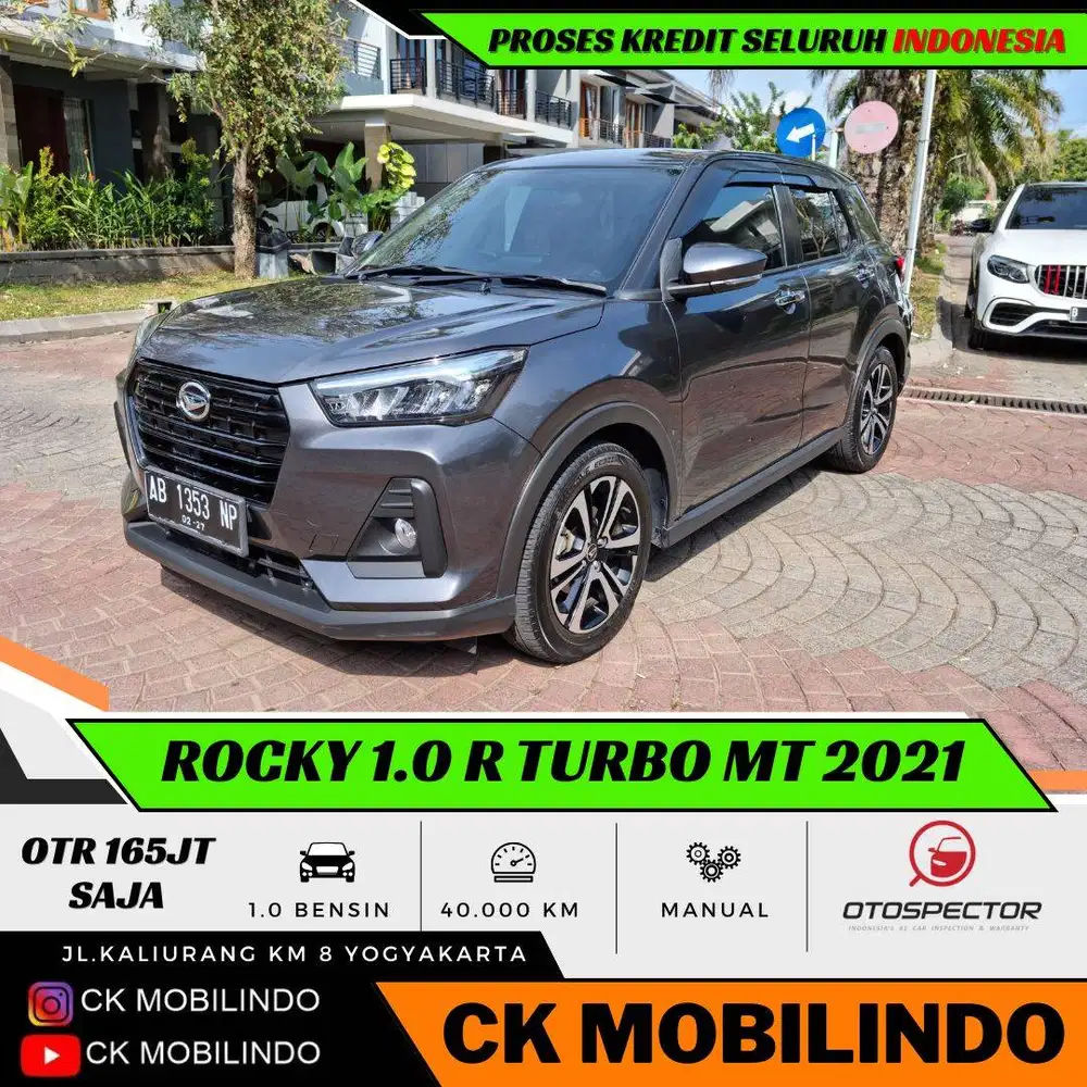 (Dp10jt) Rocky R Turbo Manual 2021 AB Tgn1 ORISINIL Kredit Murah