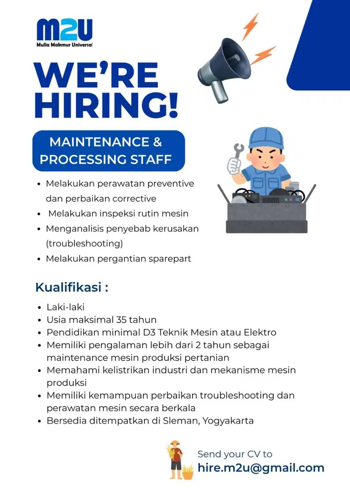 Staff Maintenance & Prosesing