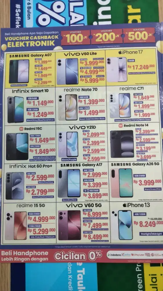 ALAT ELEKTRONIK DAN HP PROSES KREDIT TANPA DP CUKUP PAKAI KTP SAJA