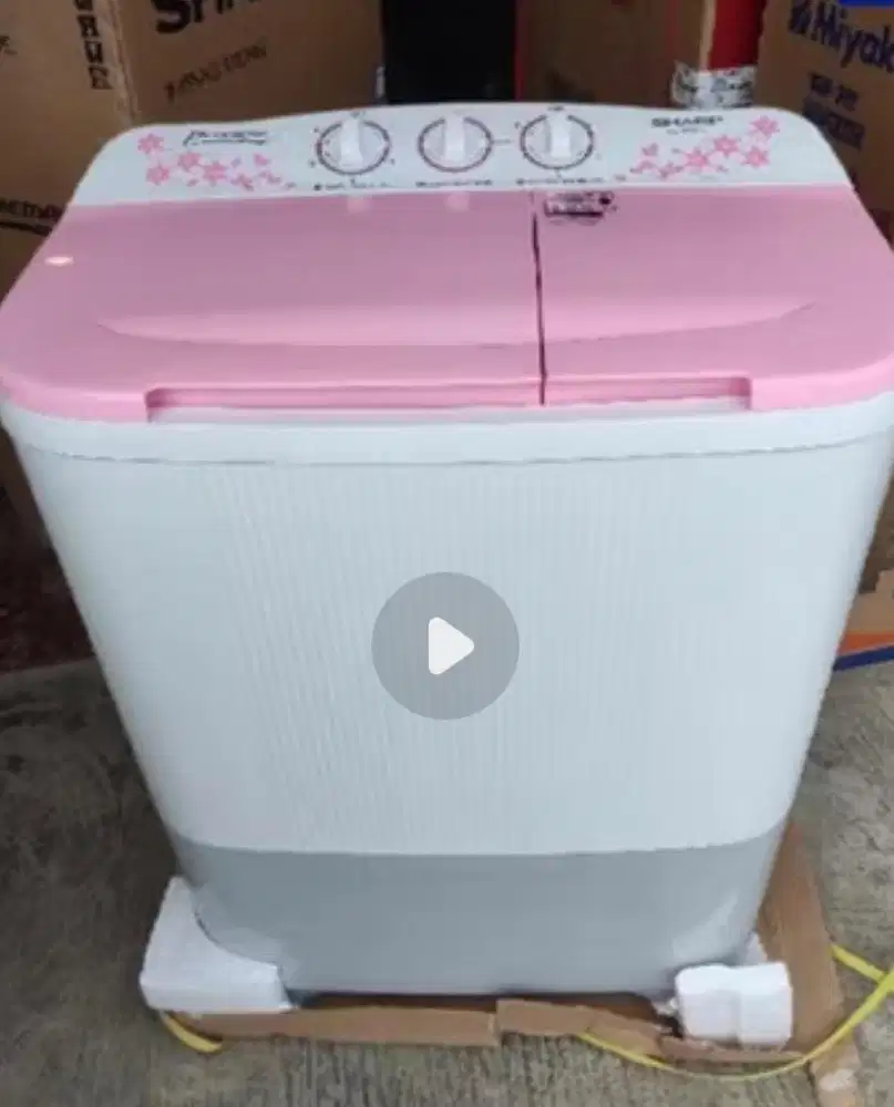 Mesin cuci sharp 2tabung