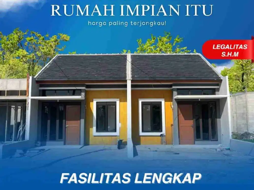 DIJUAL CEPAT RUMAH LEGALITAS SHM BEBAS BANJIR BUAH BATU