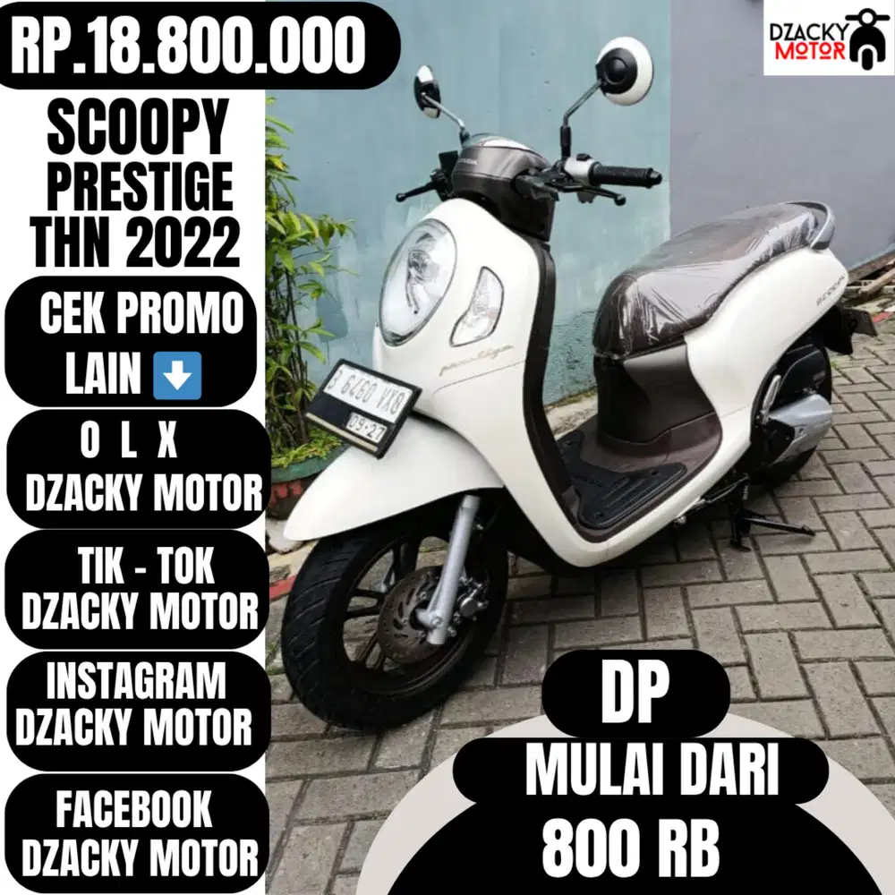 SCOOPY PRESTIGE 2022 SECOND LIKE NEW