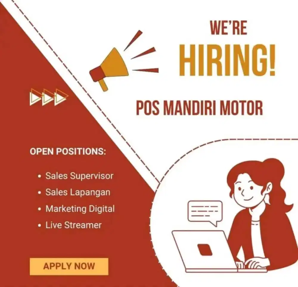 DIBUTUHKAN SALES COUNTER/SALES PROMOTION GIRL HONDA MOTOR