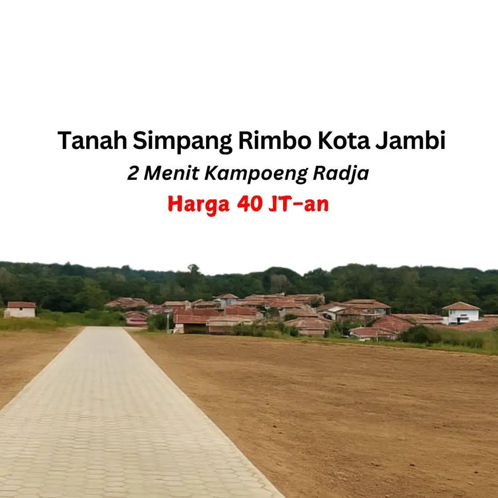Tanah Murah Simpang Rimbo Kota Jambi