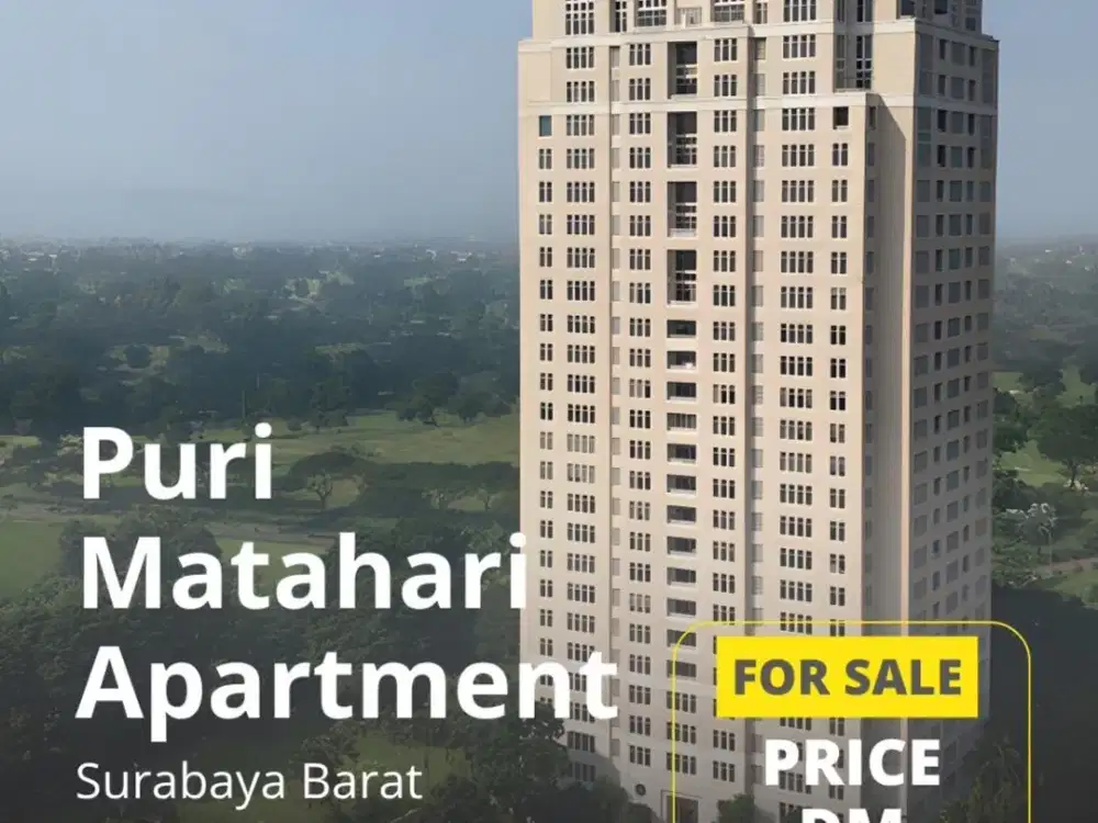 Hot Deal! Furnished 3BR Luxurious Apartement at Puri Matahari Surabaya Barat
