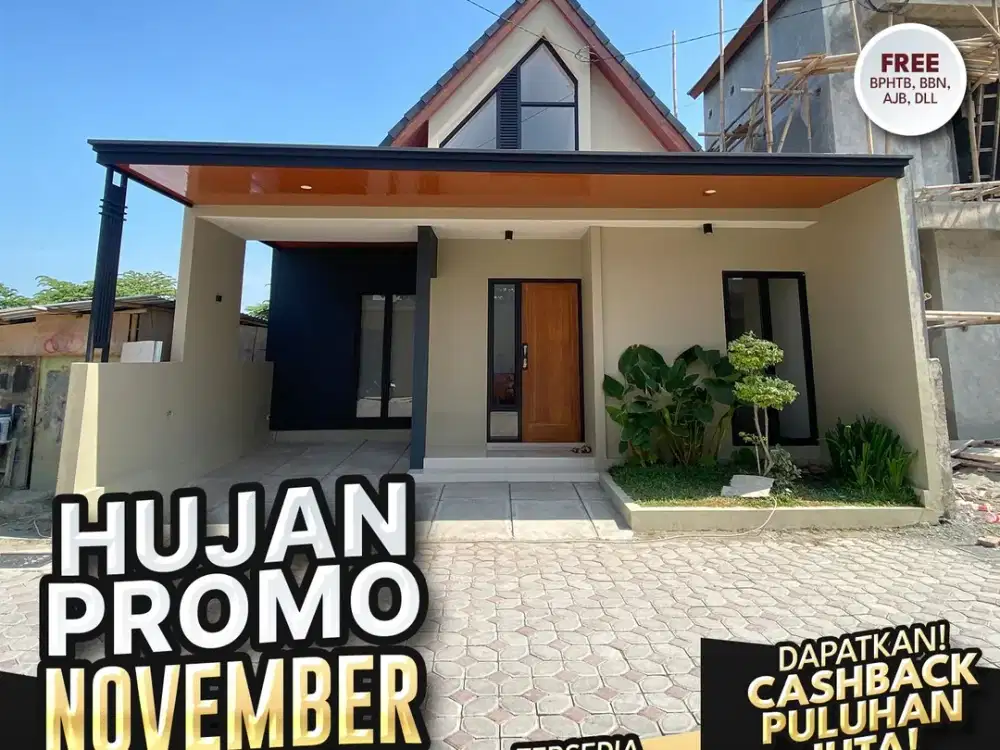 Dijual Rumah Timur Kampus UNS Harga Murah, Free Biaya sampai SHM