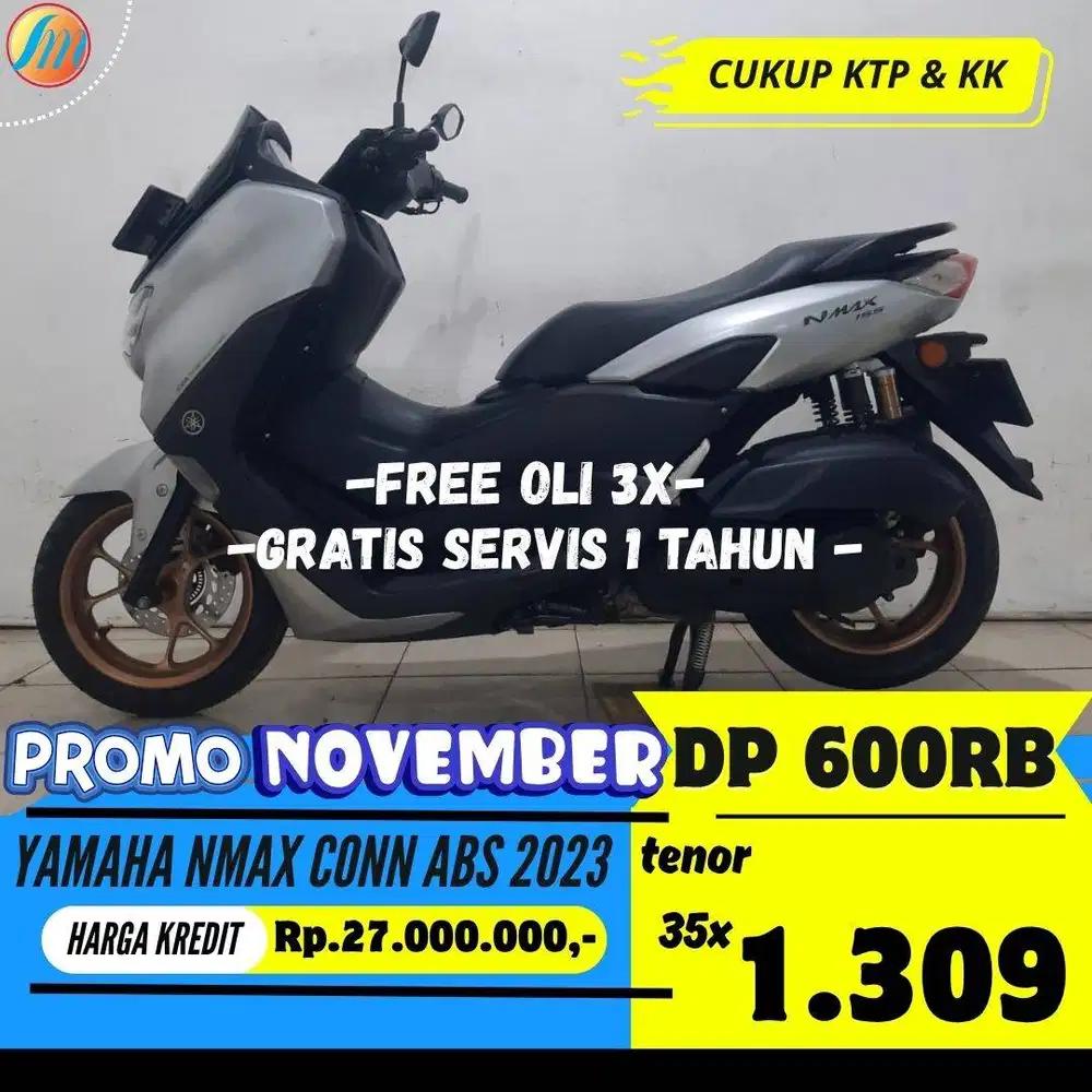 PROMO DP 600RIBU YAMAHA NMAX CONNECTED ABS 2023 ANGSURAN TERJANGKAU