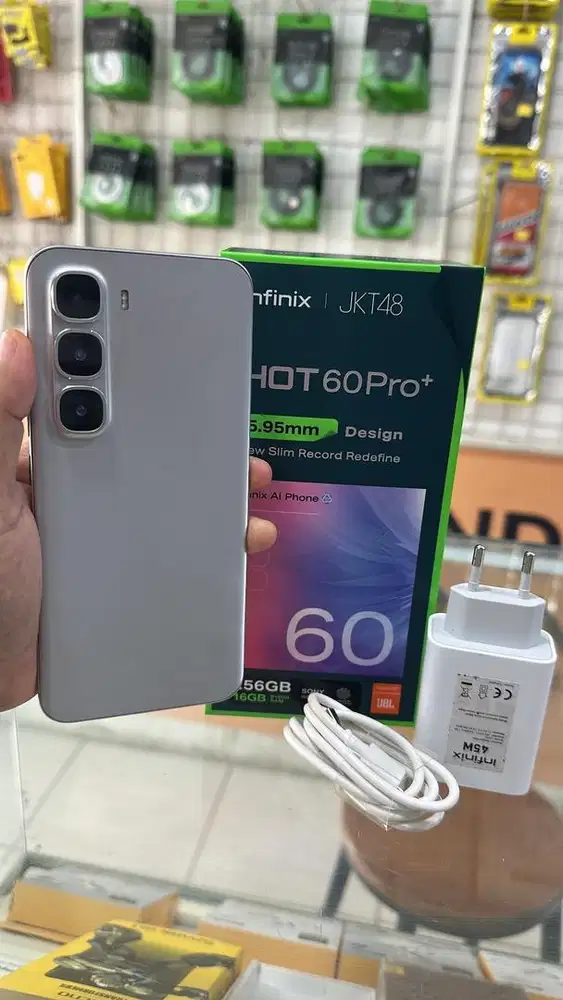 INFINIX HOT 60 PRO+ RAM 16/128 FULLSET BAWAAN LAHIR