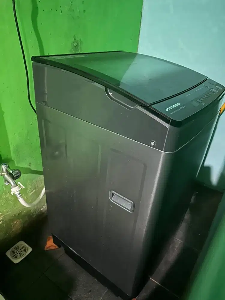 Mesin Cuci Sharp 1 Tabung ES-M8500XT-SA J-Tech Inverter 8.5 Kg