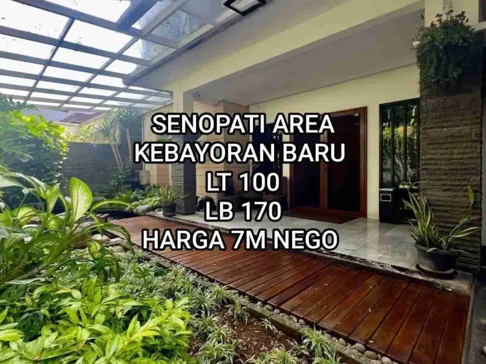 Jual Cepat Rumah di Senopati Jakarta Selatan