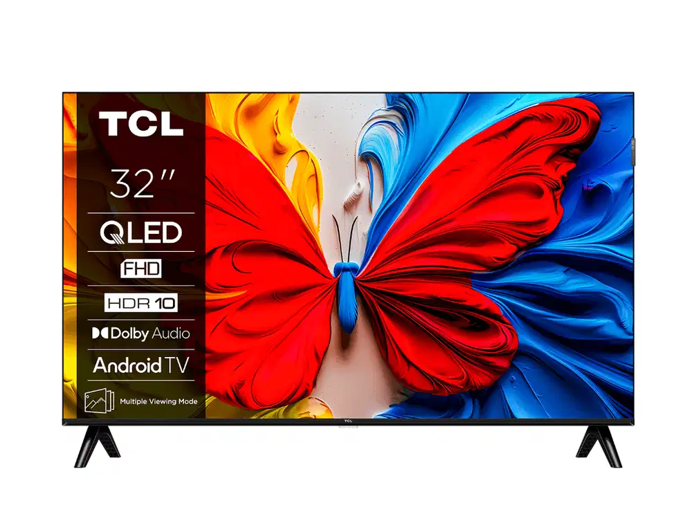 LED TV TCL 32 INCH FHD QLED GOOGLE TV - 32S5K FREE BRACKET