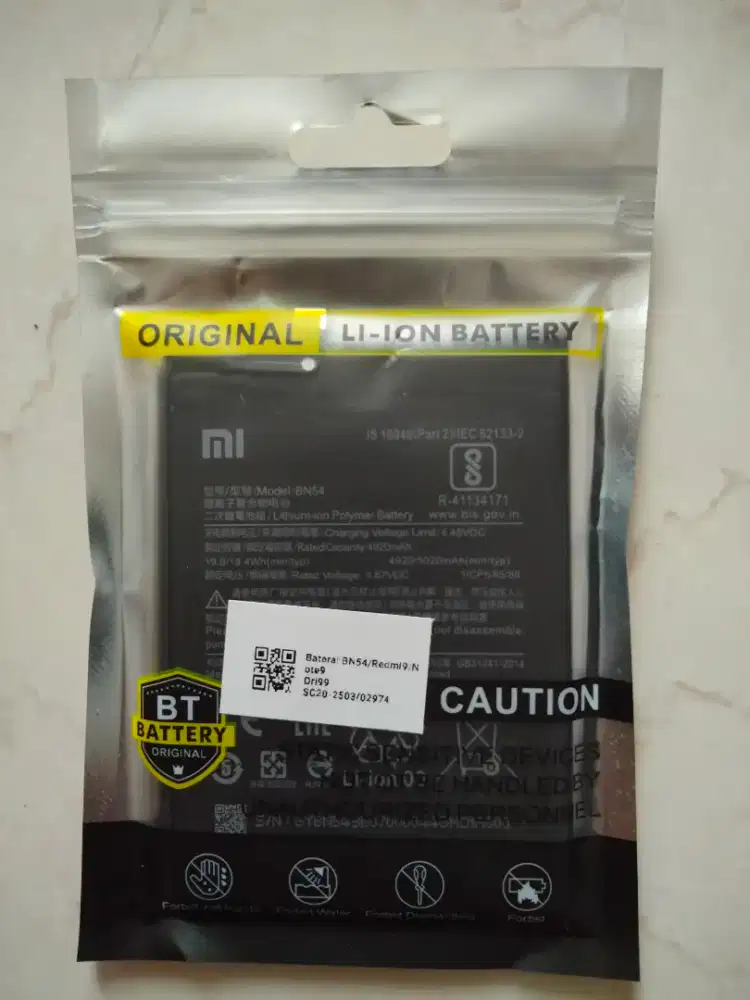 Baterai redmi9/redmi note 9
