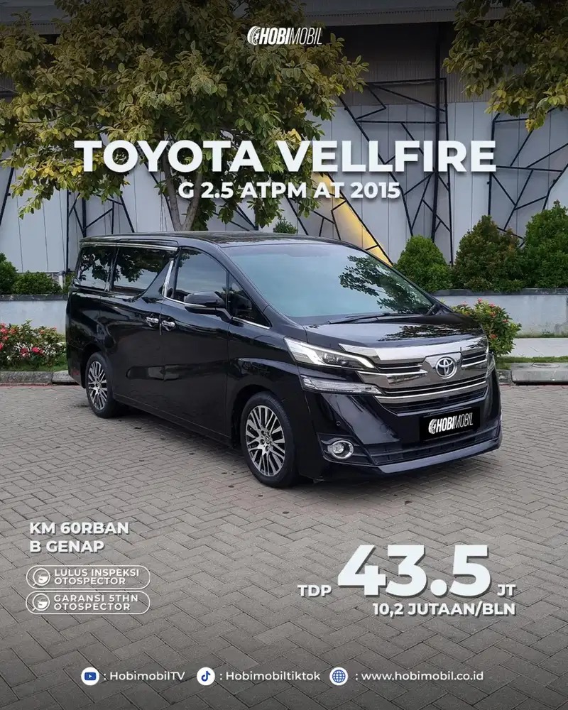 Vellfire G 1.5 ATPM AT Thn 2015