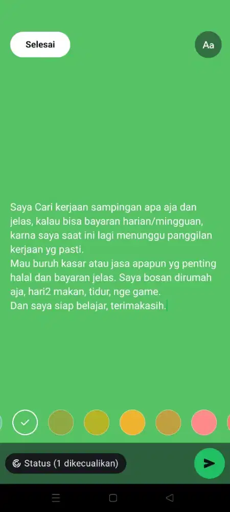 Cari kerjaan sampingan