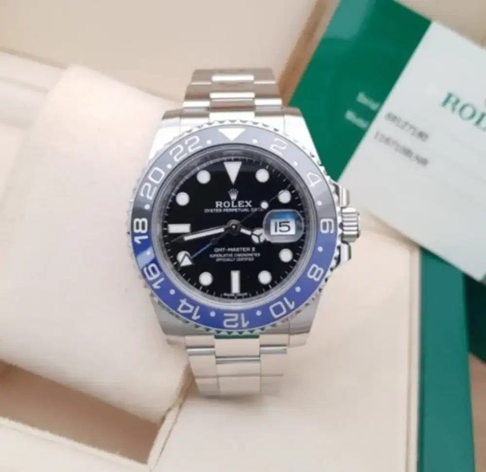 ROLEX
GMT MASTER II BATMAN