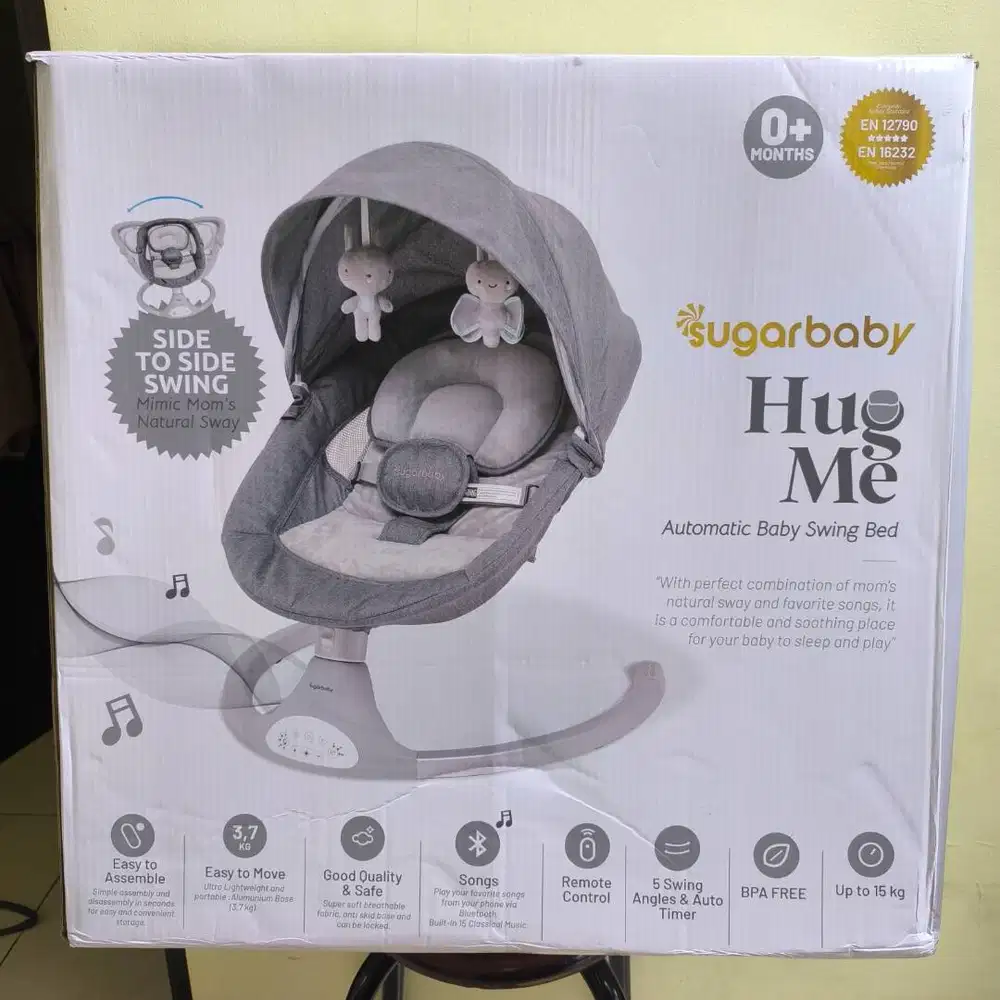 SUGARBABY Hug Me Automatic Baby Swing (99% Like NEW) - Ayunan Bayi