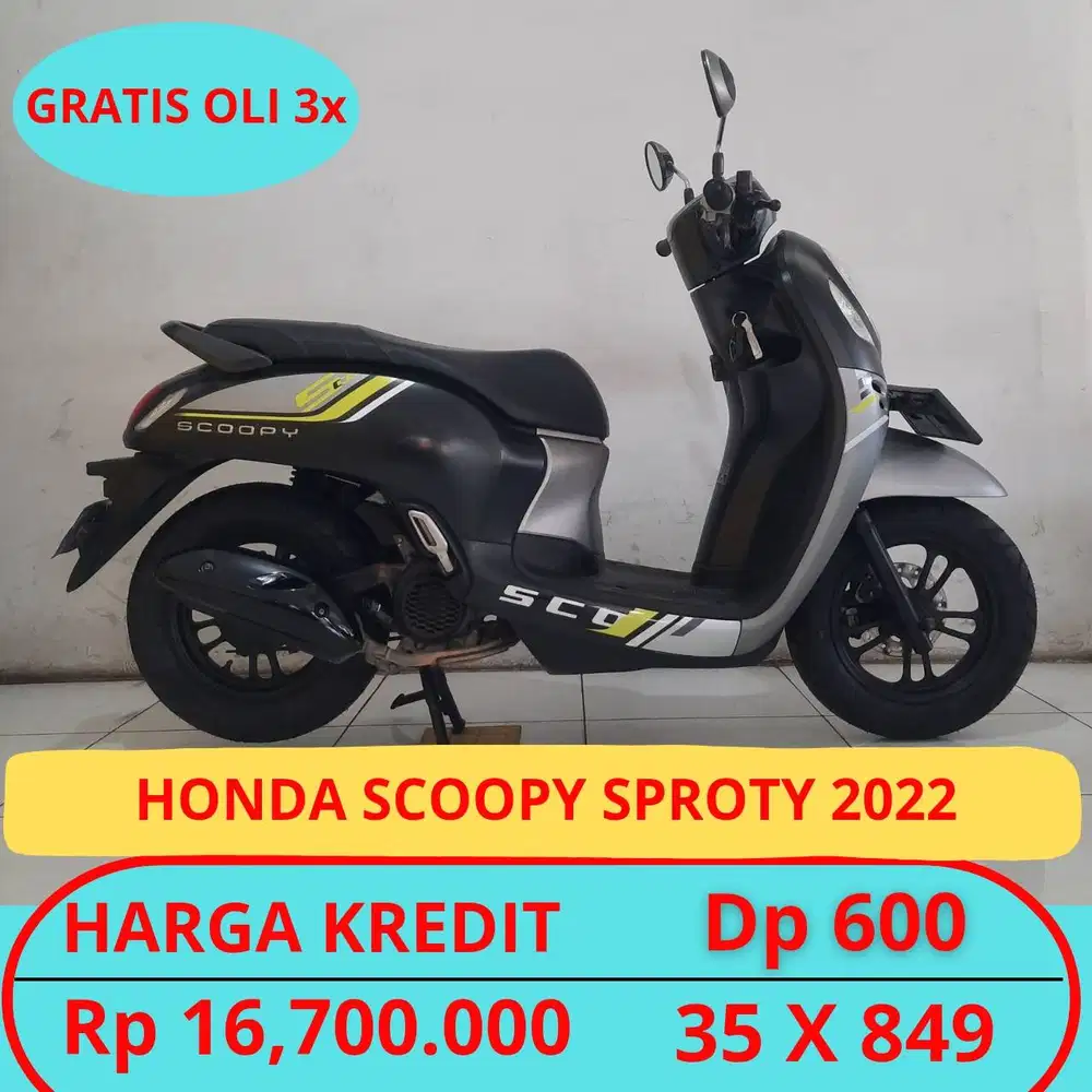 HONDA SCOOPY SPORTY 2022 PROMO MURAH GUYSS
