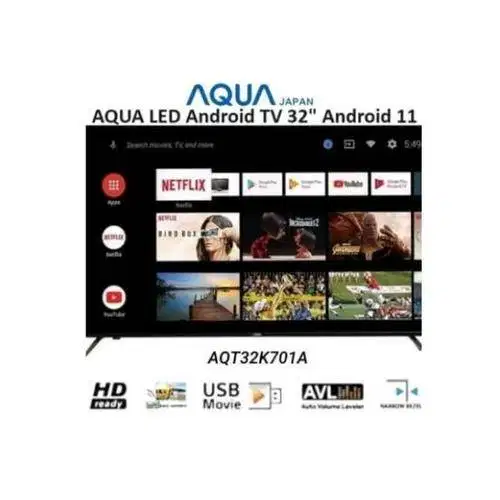 DIGITAL LED TV AQUA SMART GOOGLE TV - 32 K 701 AF FREE BRACKET