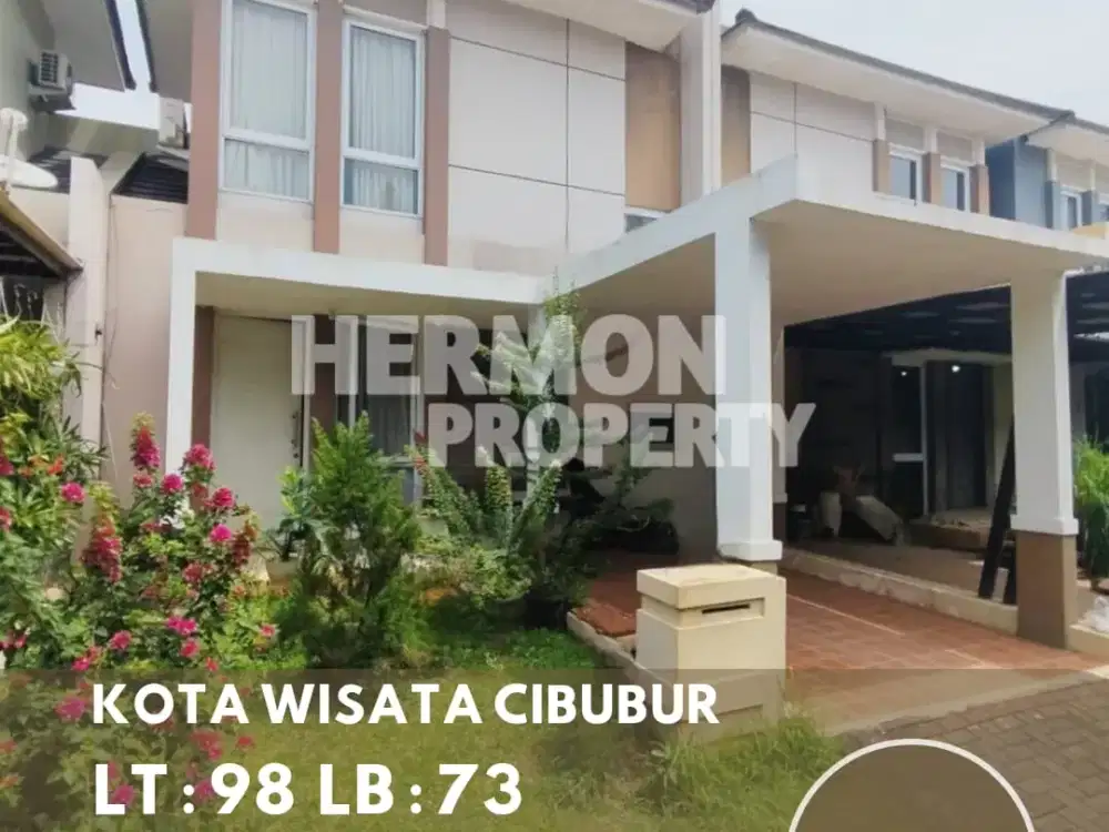 Rumah Minimalis 2 lantai Harga Miring di Kota wisata cibubur , Bisa KPR