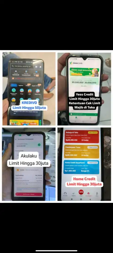 Limit bisa di ajuin jadi barang