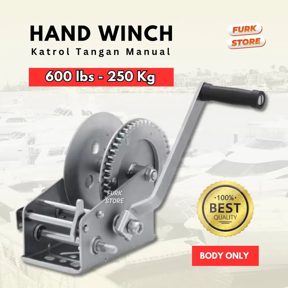 Hand Winch 600LBS Tipe HW01 [KUAT] – Katrol Seling Manual | Hand Winch
