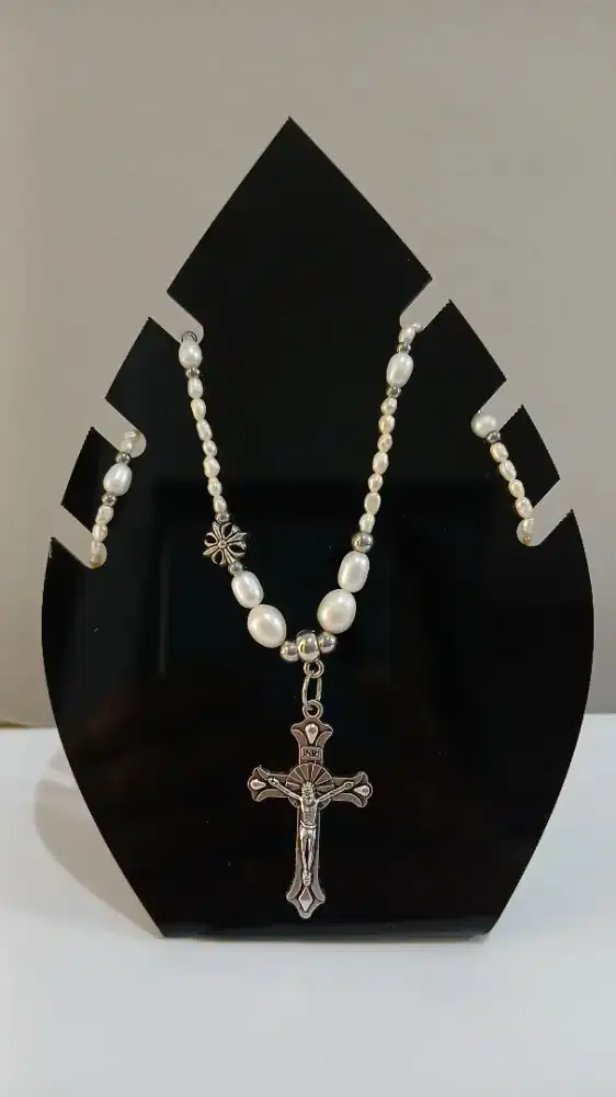 Jual Kalung Salib Mutiara Asli