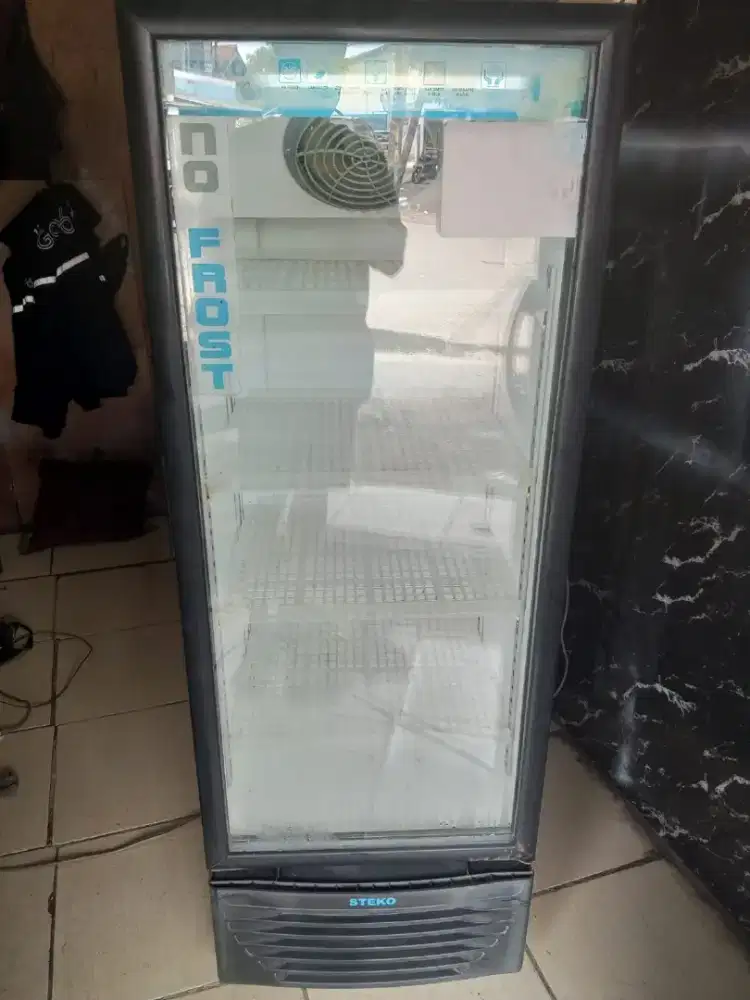 Jual showcase kulkas pendingin minuman ukuran 4 rak tanggung normal
