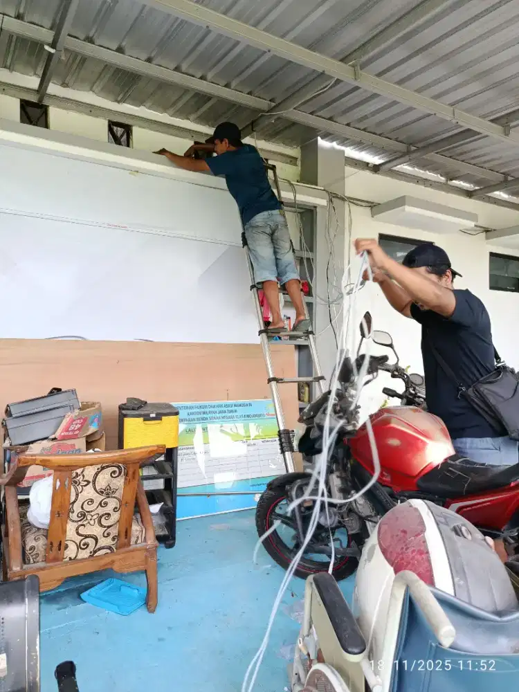 Jasa pasang CCTV paket 2 kamera full HD gratis setting online di hp