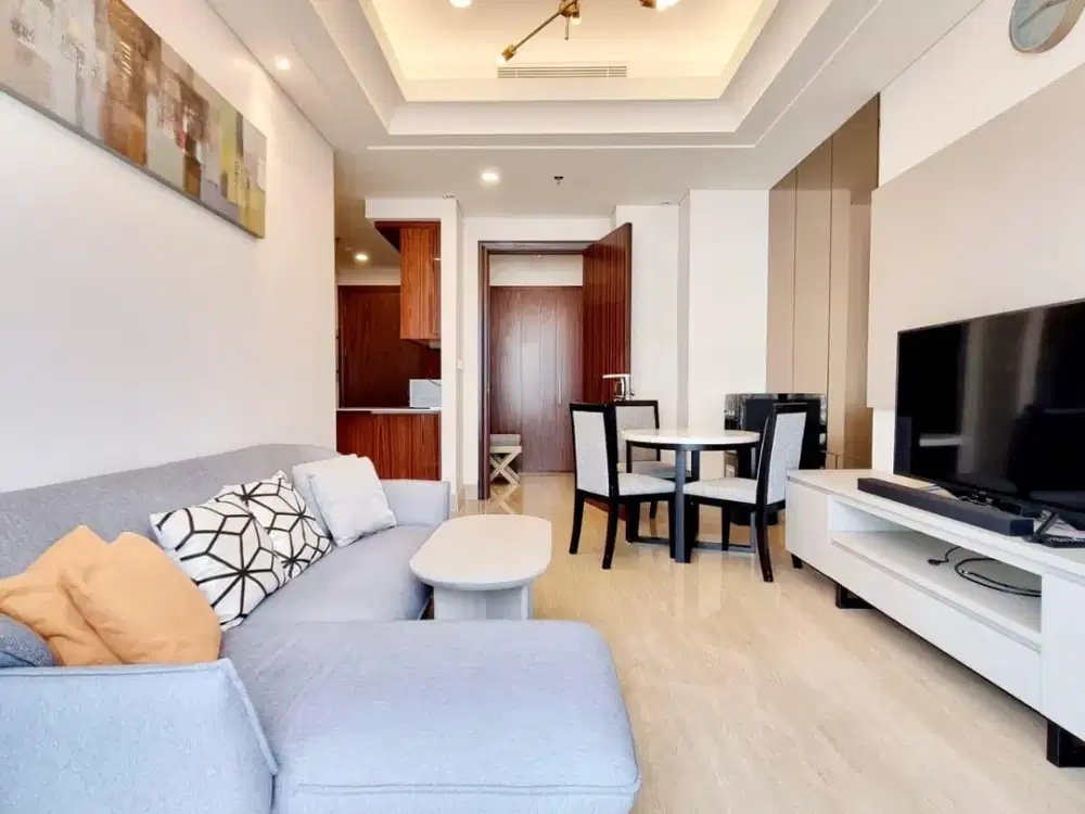 Dijual Apartment South Hills 2br uk 87m2 Furnished Best View at Kuningan Jakarta Selatan
