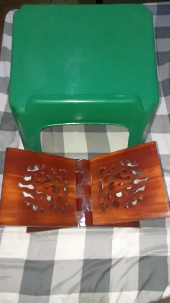 Meja Ngaji Lipat Kayu & Meja ngaji plastik