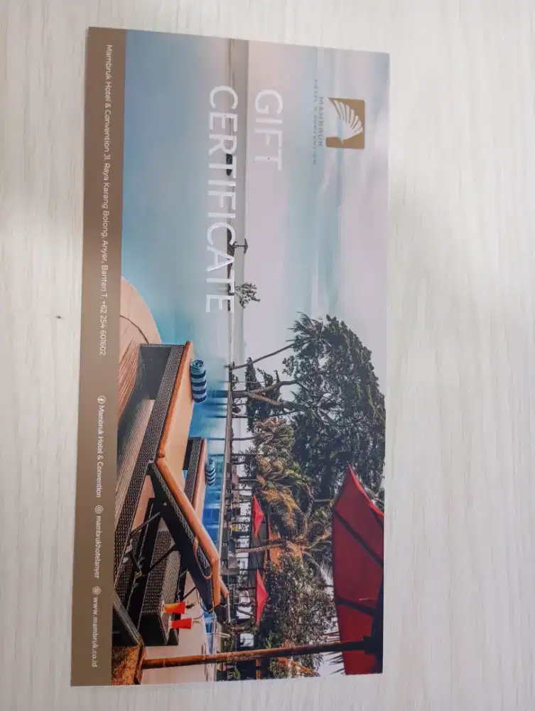 Voucher menginap Hotel Mambruk Anyer