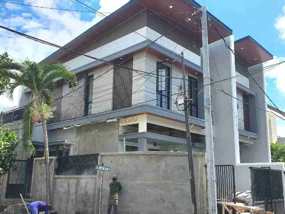 RUMAH MANYAR SURABAYA PALING NYAMAN DI JALAN UTAMA PERUMAHAN ROW JALAN 4 MOBIL