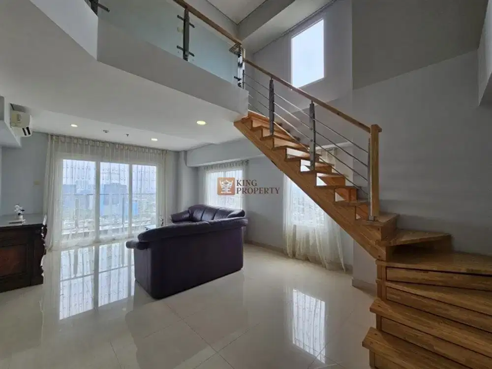 Dekat Puri Indah Mall, Lippo Mall, MNC TV, Disewakan Hunian 2 Lantai Eksklusif Maqna Residence Furnish Mewah, Fasilitas Kolam Renang Indoor, Gym