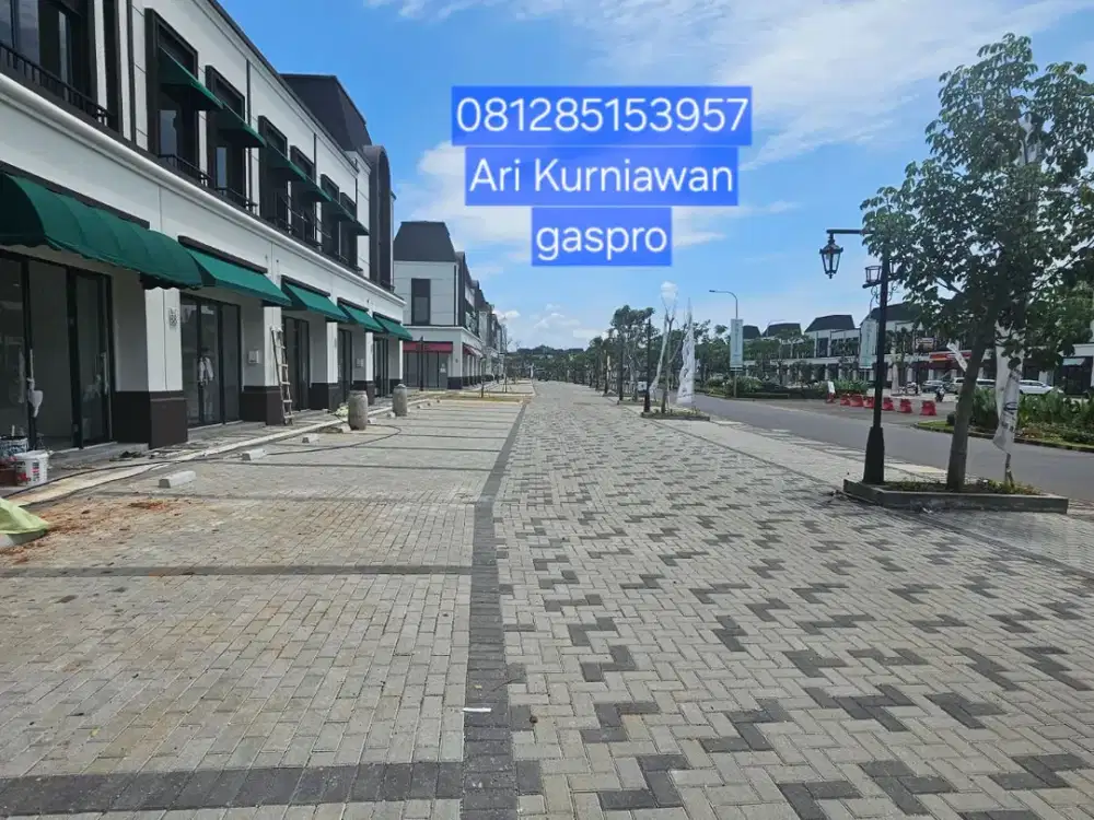Disewakan ruko baru serah terima La vallee bouoevard citra garden serpong  4,5x16 LB 135m2  Ari Kurniawan Gaspro