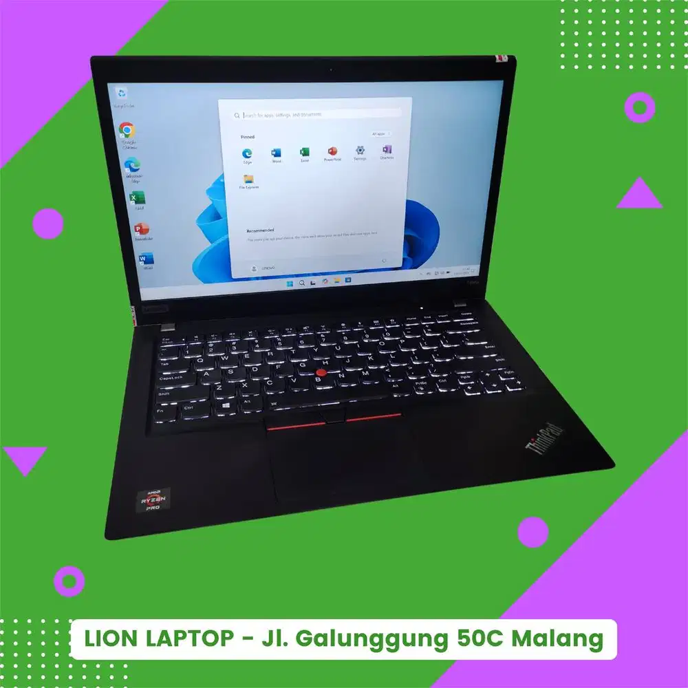 AMD Ryzen 7 PRO 4Ghz 16/256 VGA 2GB Lenovo Thinkpad T495s [20|11]