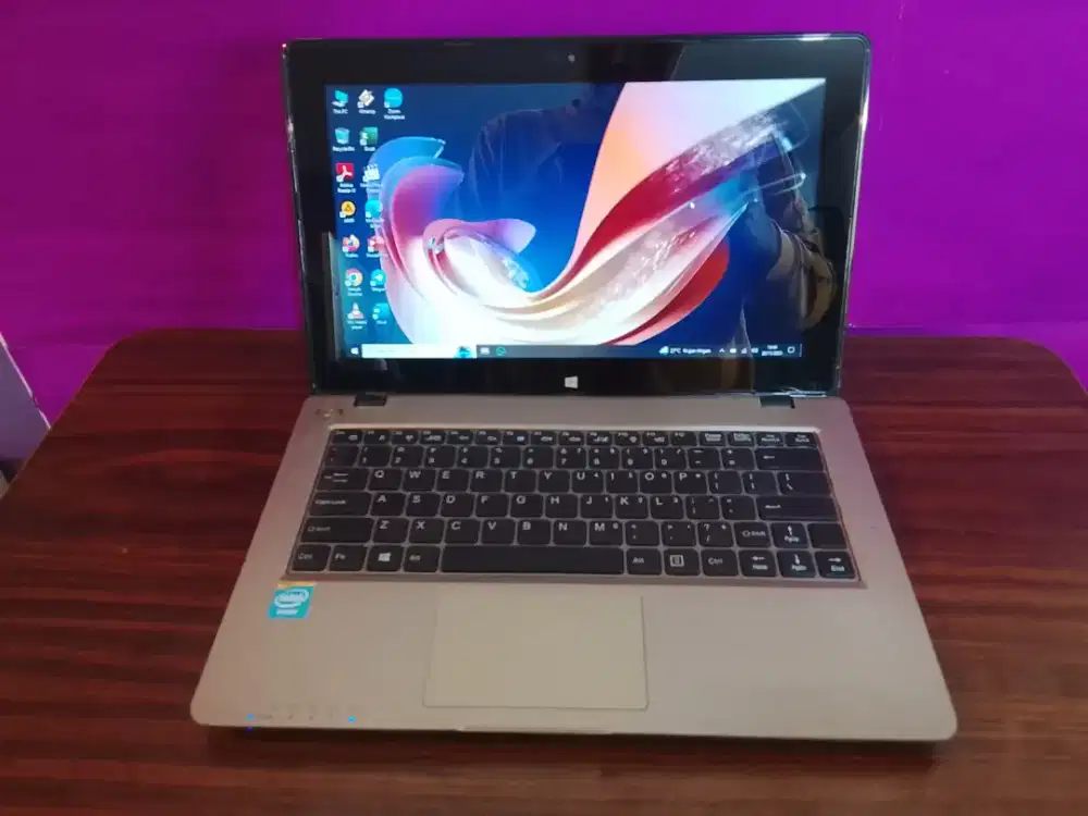 LAPTOP WEARNES QUADRA TOUCHSCREEN SIAP PAKAI TERMURAH BOGOR