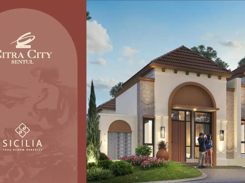 Dijual Hunian Terbaru 1 Lantai Cluster Sicilia di Citra City Sentul, Bogor