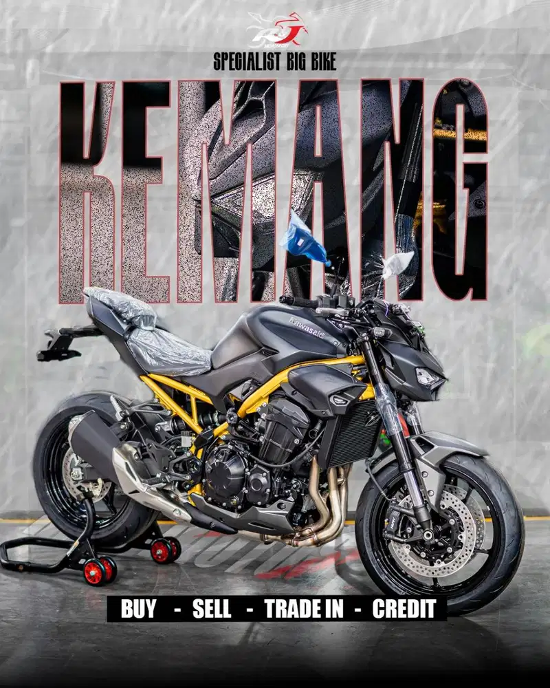 (Brand New) Pembeli Kawasaki Z900 Z 900 Base NIK 2025 Warna Hitam Mate