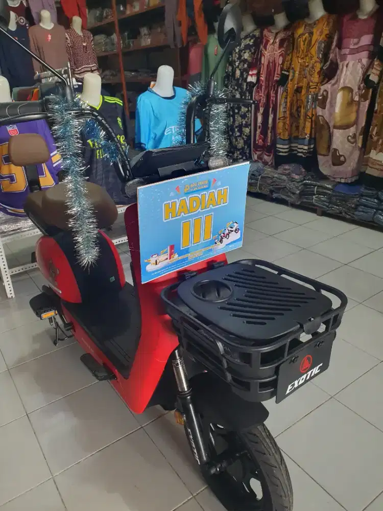 Sepeda listrik baru belum dipakai