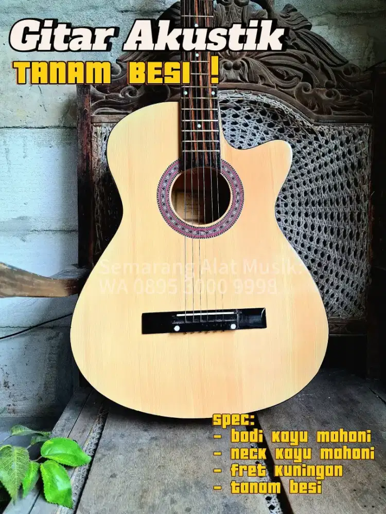 Gitar akustik untuk belajar
