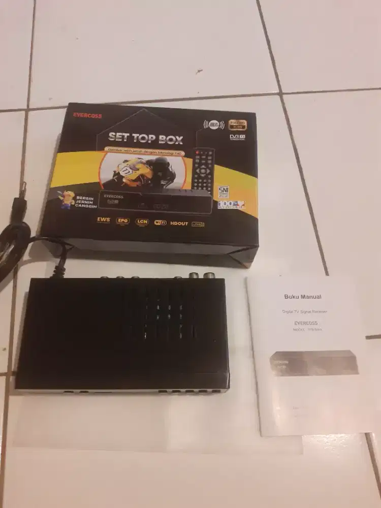 Set Top Box (STB) EVERCOSS DVB T2 TERRESTRIAL