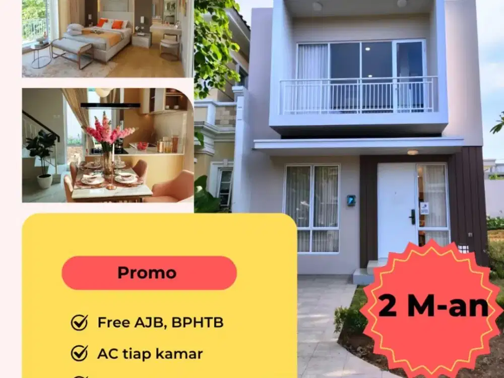 Hanya 1 unit rumah ready stock tipe new potala Paramount Village Semarang