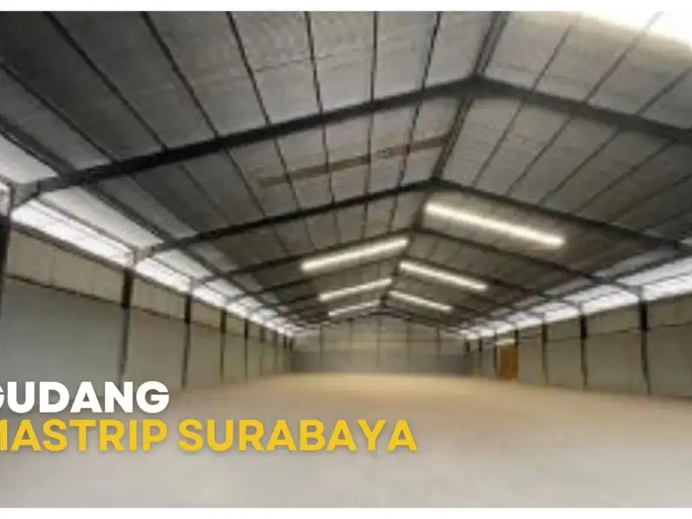 Disewakan Gudang 1.800 m² Karangpilang Surabaya  Akses Trailer, Tinggi 7–10 m & Lantai Cor Beton 20 cm - The EdGe